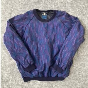 Vintage 80s Windbreaker Pullover Mens XL Retro Waterproof Rainwear Scotland